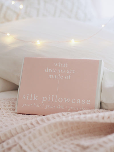 What Dreams are Made of Silk Pillowcase Queen - The Cross Decor & Design