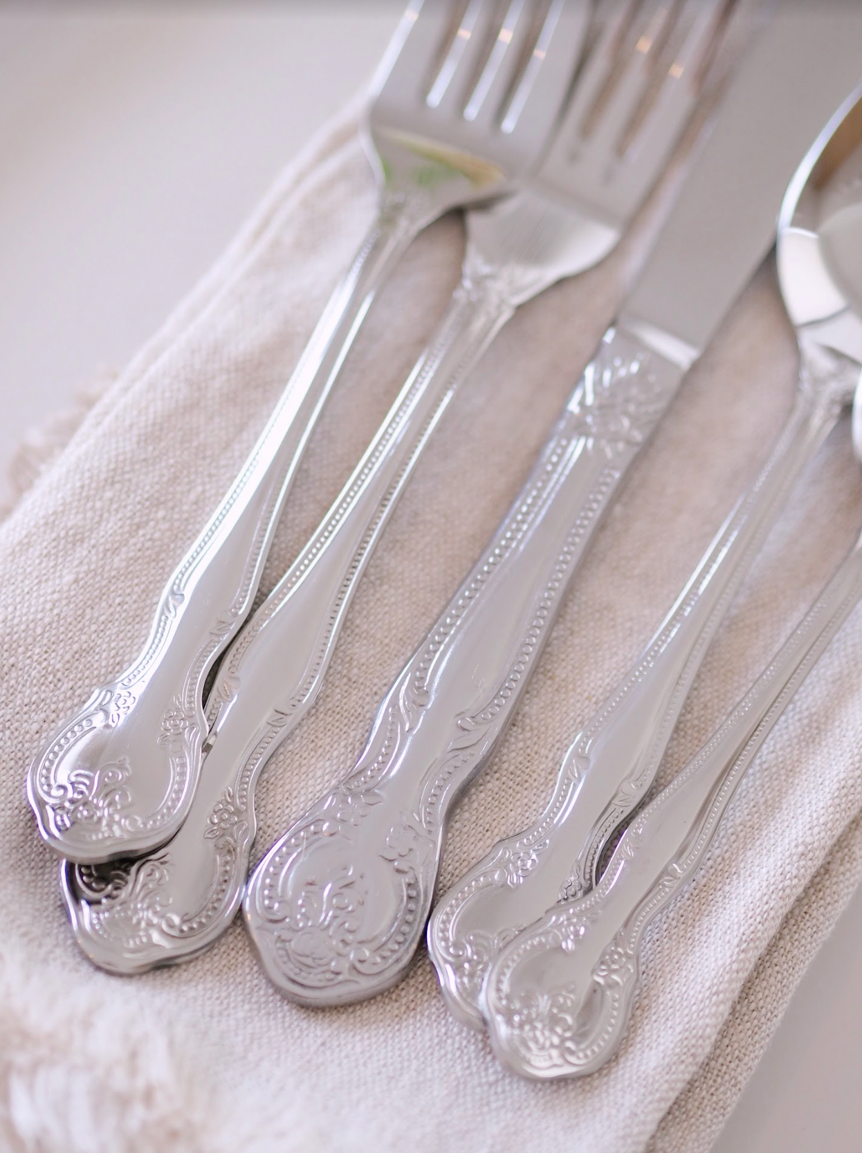 Leila Silver Cutlery - The Cross Decor & Design