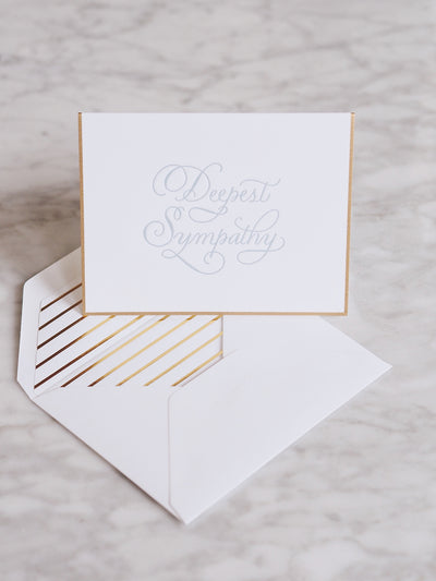 Deepest Sympathy Card - The Cross Decor & Design