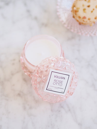 Rose Otto Macaron Candle - The Cross Decor & Design