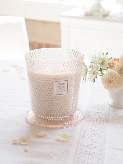 Rose Otto 5 Wick Hearth Candle - The Cross Decor & Design