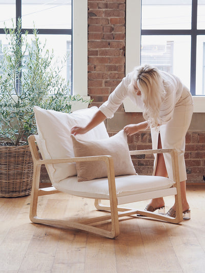 Anderson Occasional Chair | Off White - The Cross Decor & Design