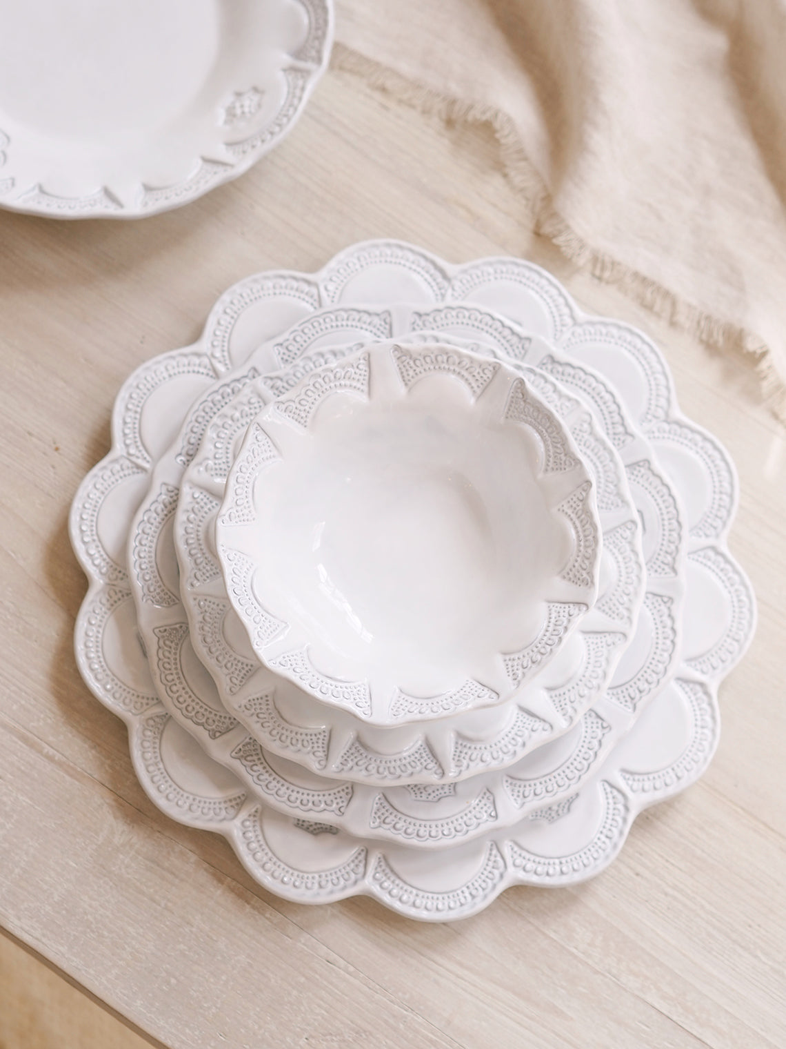 Incanto Lace Dishware Collection - The Cross Decor & Design