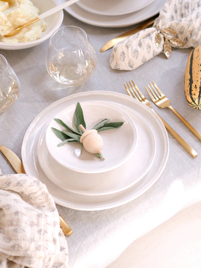 Milla Dishware | White - The Cross Decor & Design