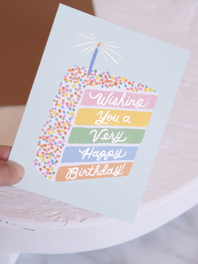 Cake Slice Birthday Card - The Cross Decor & Design