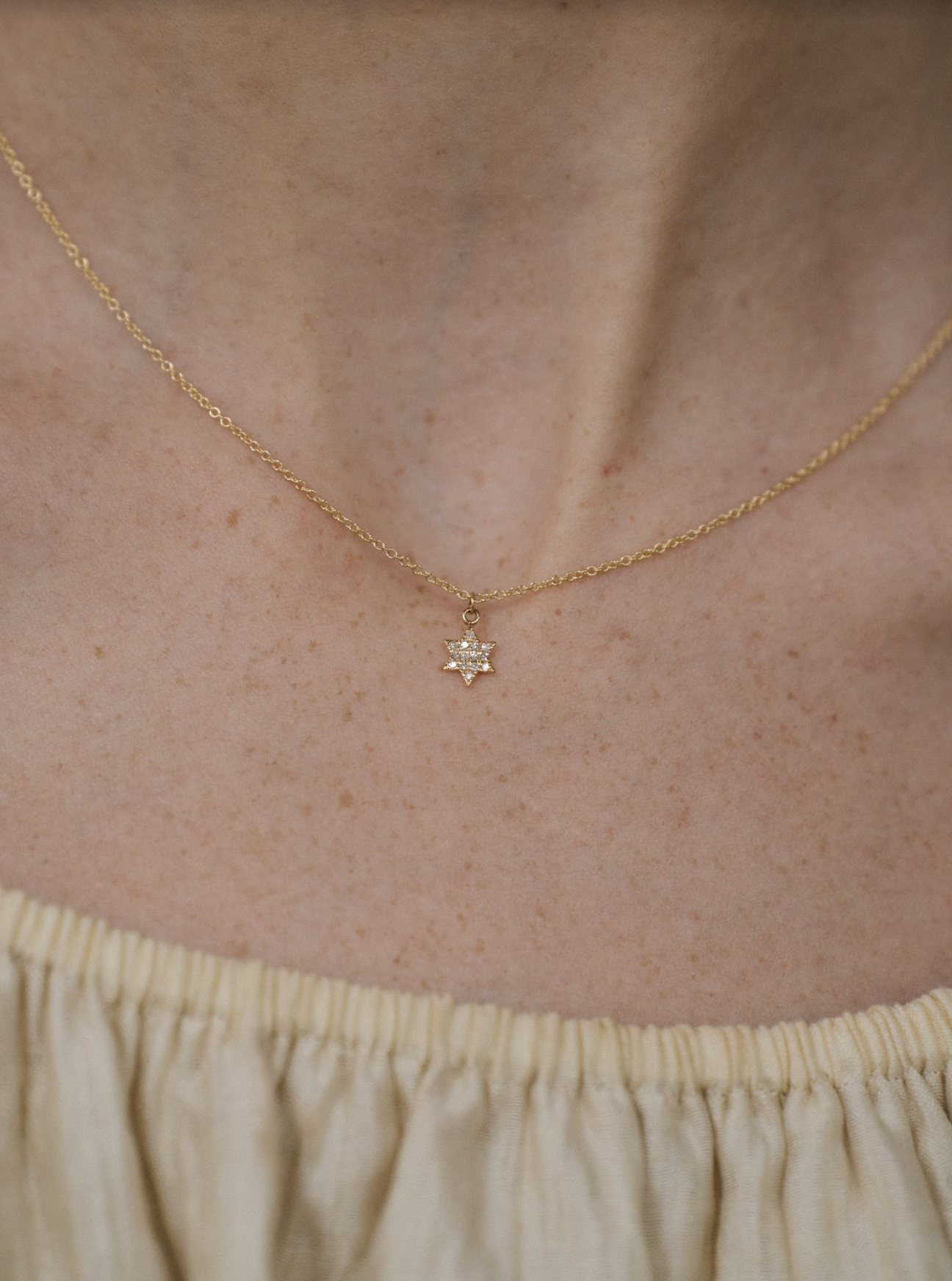 Star of David Necklace | 14K Gold - The Cross Decor & Design