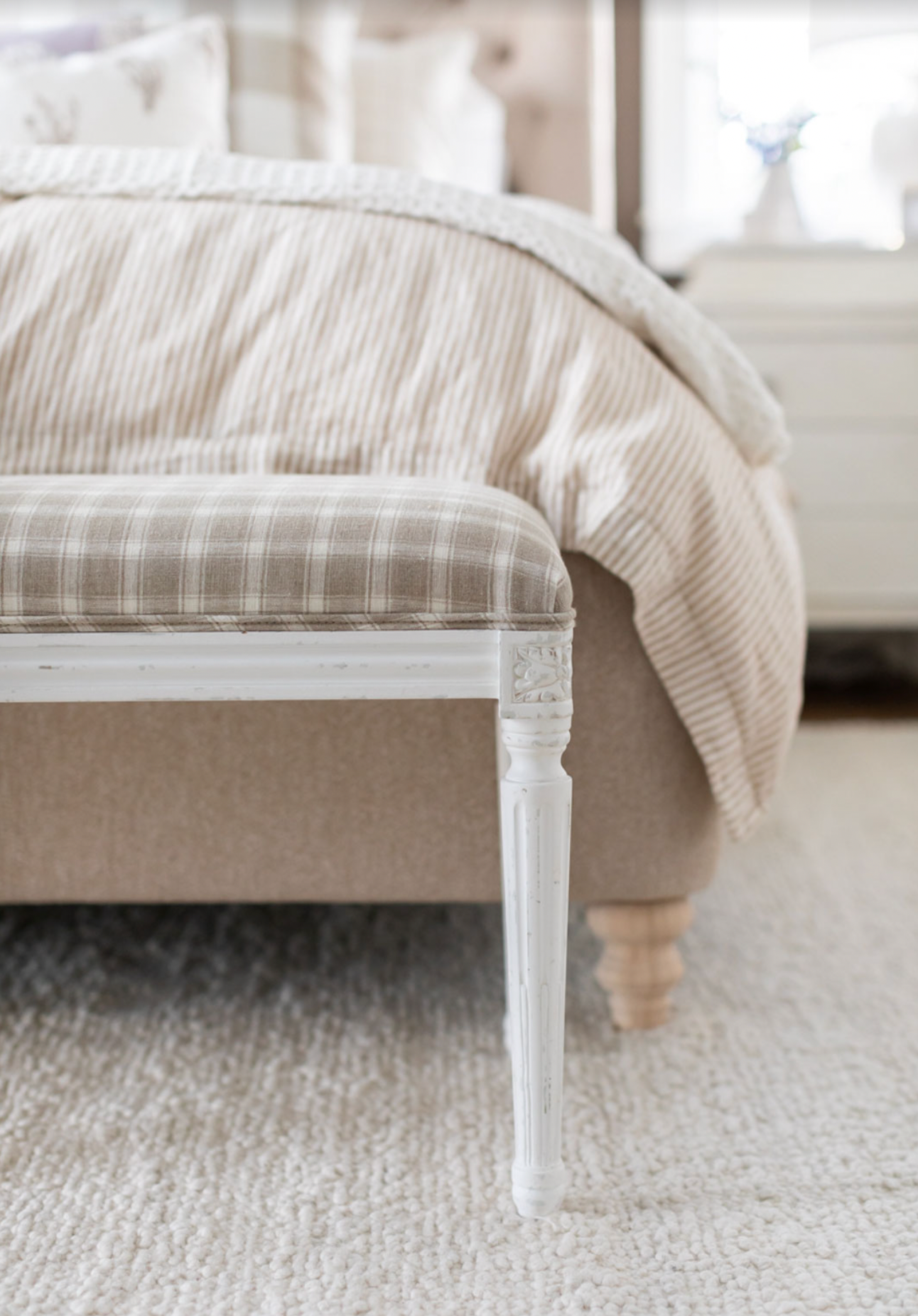 Barnes Boudoir Bench - The Cross Decor & Design