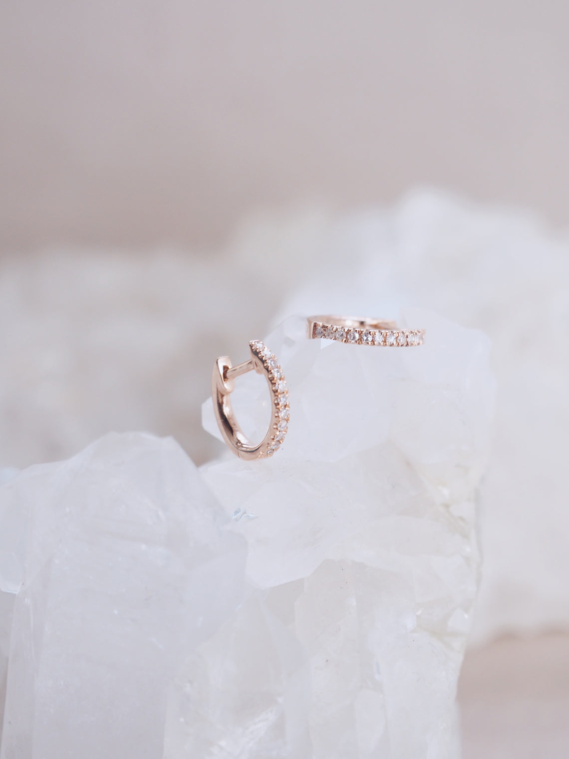 Diamond Mia Earrings | 14K Gold - The Cross Decor & Design