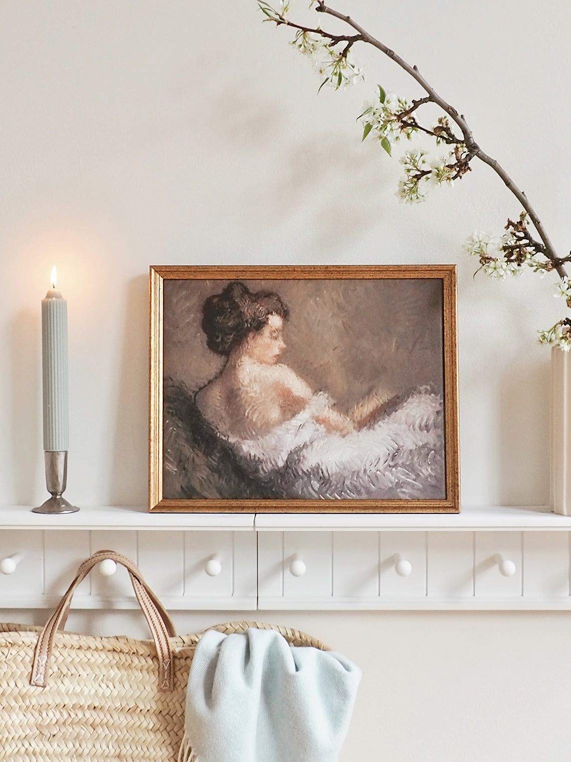Elegant Recline Framed Canvas Print | 11x14 - The Cross Decor & Design