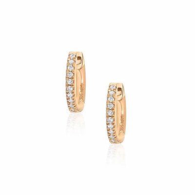 Diamond Mia Earrings | 14K Gold - The Cross Decor & Design