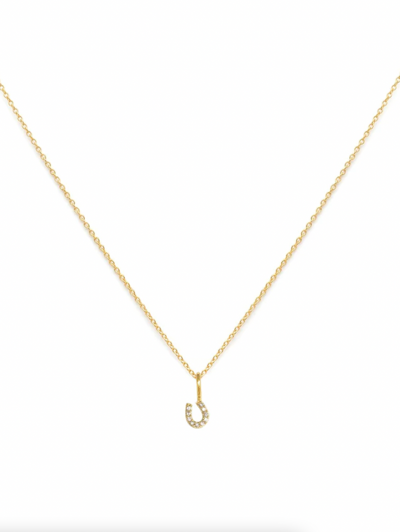 Tiny Horseshoe Necklace - The Cross Decor & Design