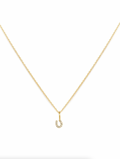 Tiny Horseshoe Necklace - The Cross Decor & Design