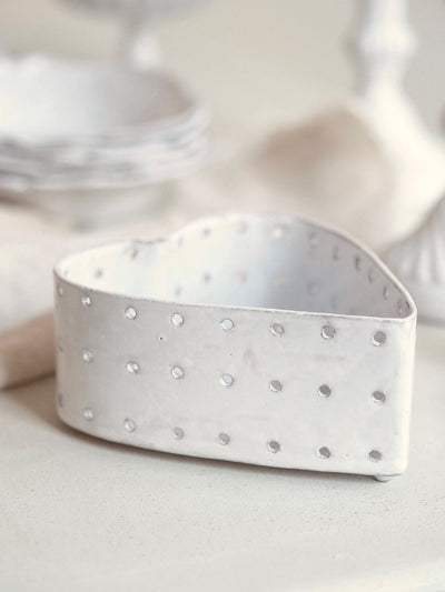 Heart Dish with Holes - The Cross Decor & Design