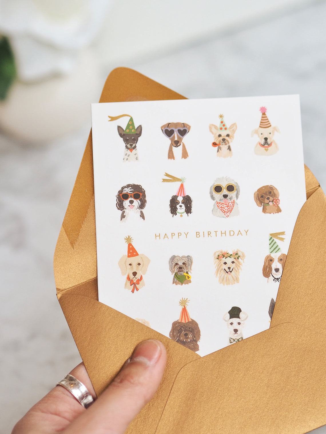 Party Pups Birthday Card - The Cross Decor & Design