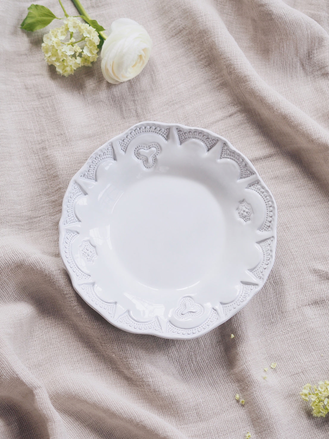 Incanto Lace Dishware Collection - The Cross Decor & Design