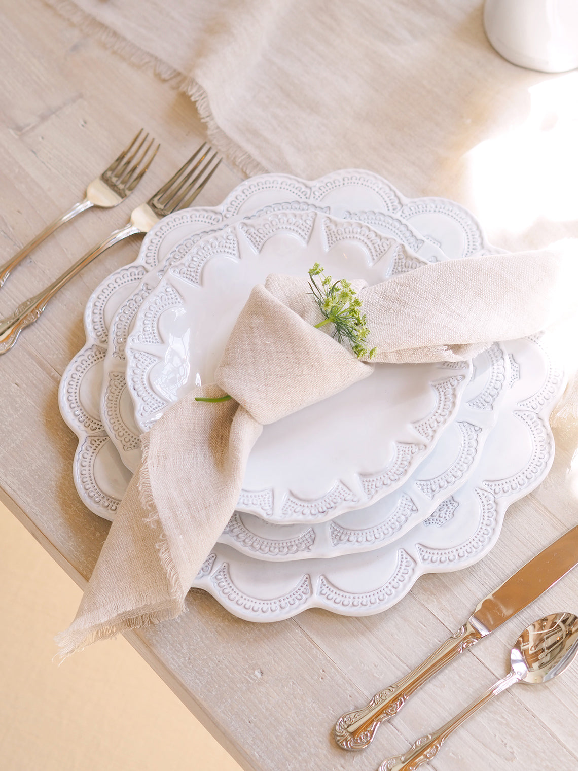 Incanto Lace Dishware Collection - The Cross Decor & Design