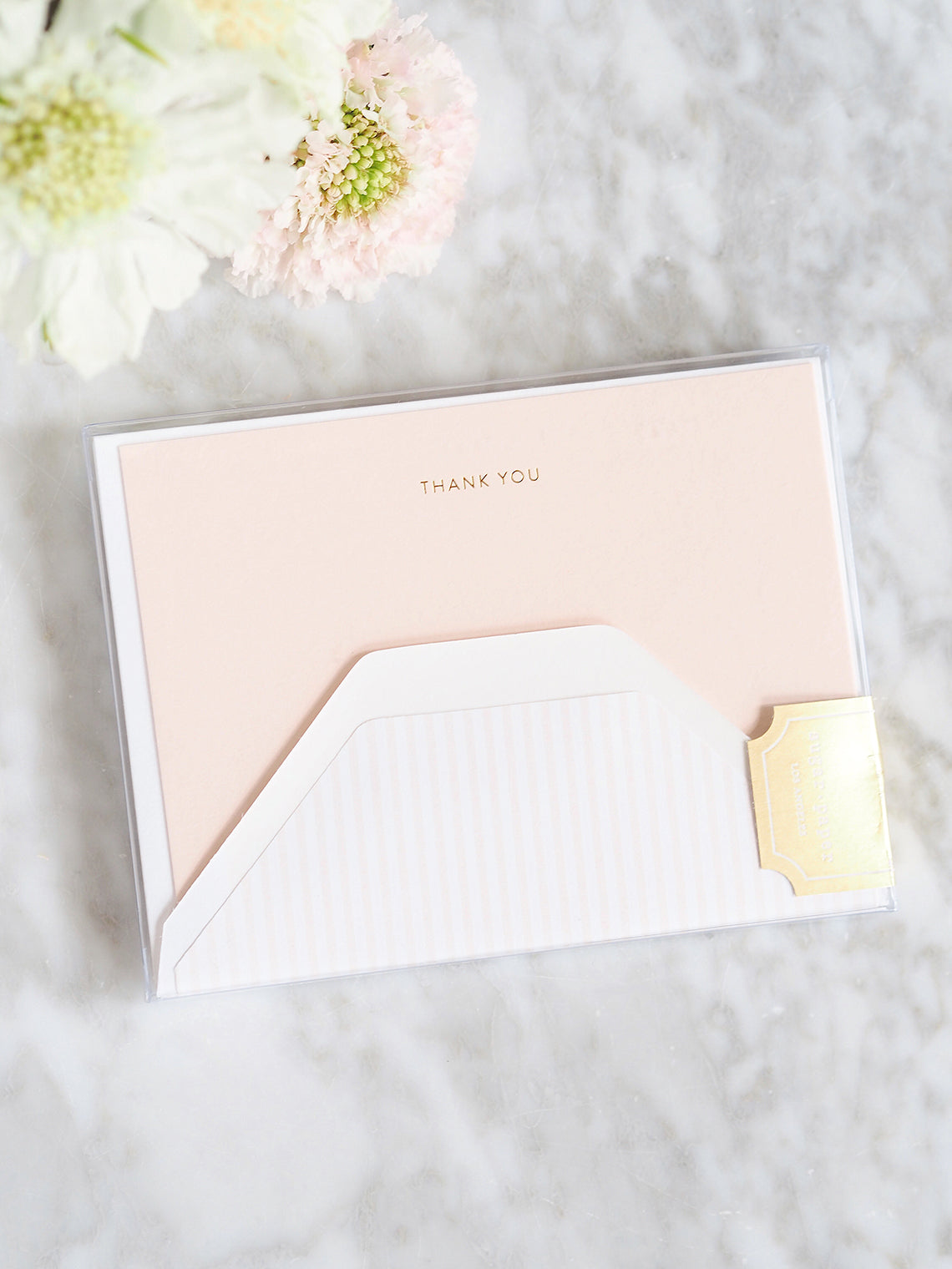 Pale Pink Thank You Note Set - The Cross Decor & Design