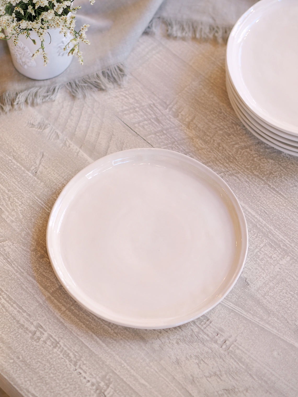Milla Dishware | White - The Cross Decor & Design