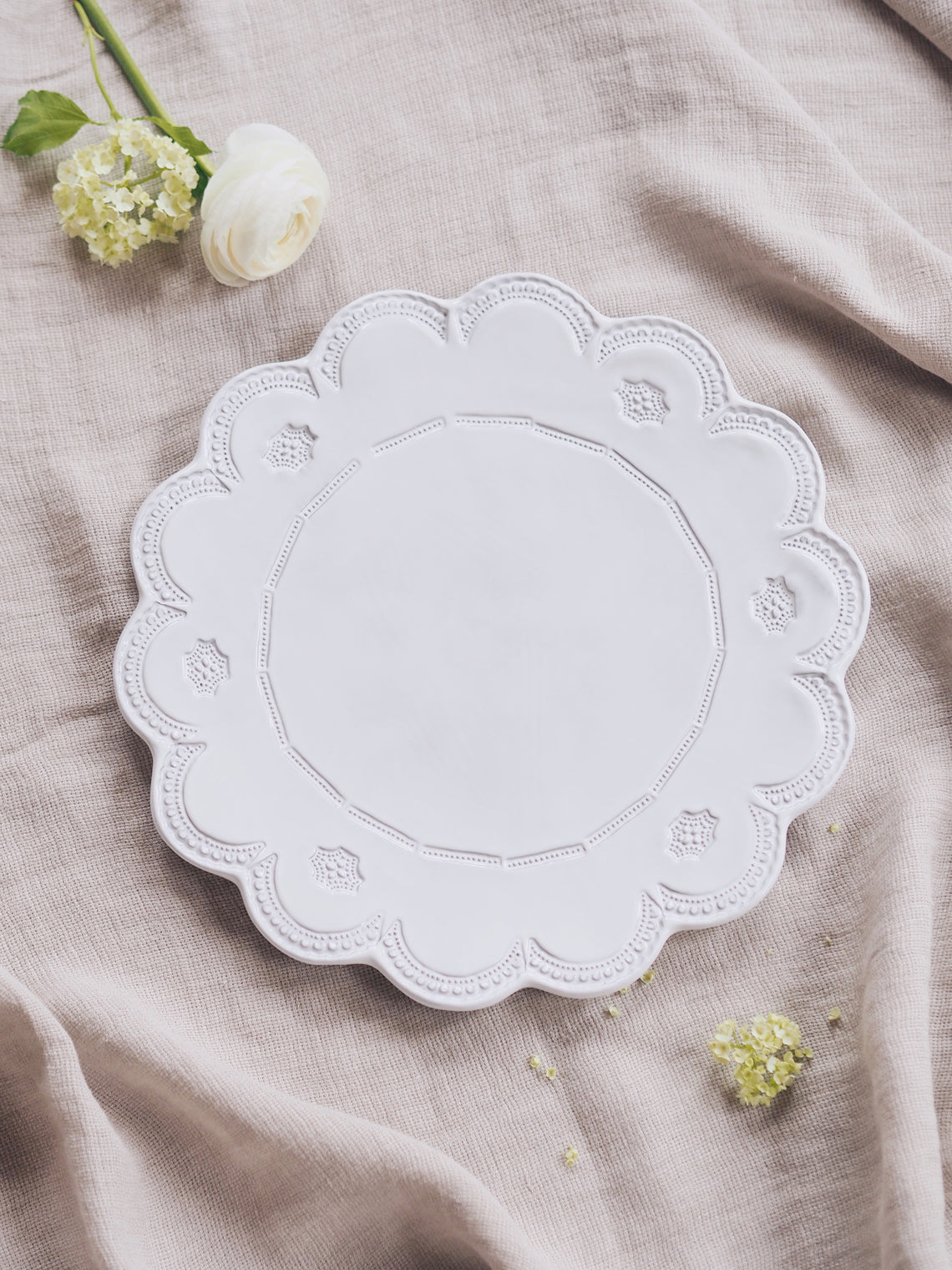 Incanto Lace Dishware Collection - The Cross Decor & Design