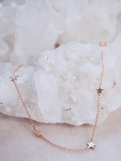Shooting Star Necklace | 14K Gold - The Cross Decor & Design