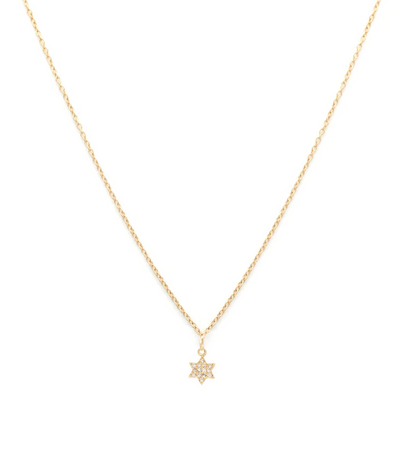 Star of David Necklace | 14K Gold - The Cross Decor & Design