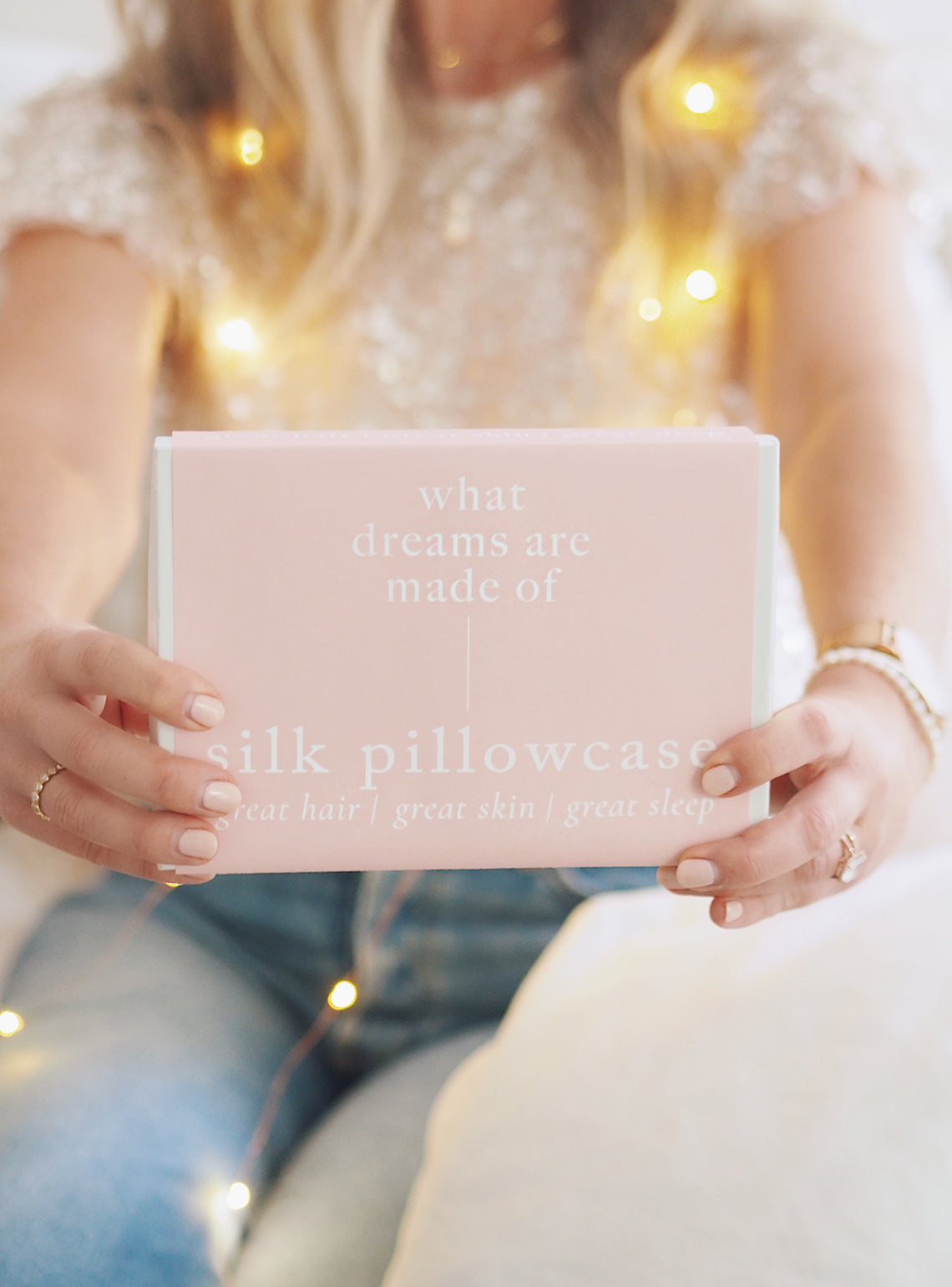 What Dreams are Made of Silk Pillowcase Queen - The Cross Decor & Design