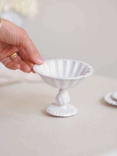 Peggy Bowl on Stand | Small - The Cross Decor & Design