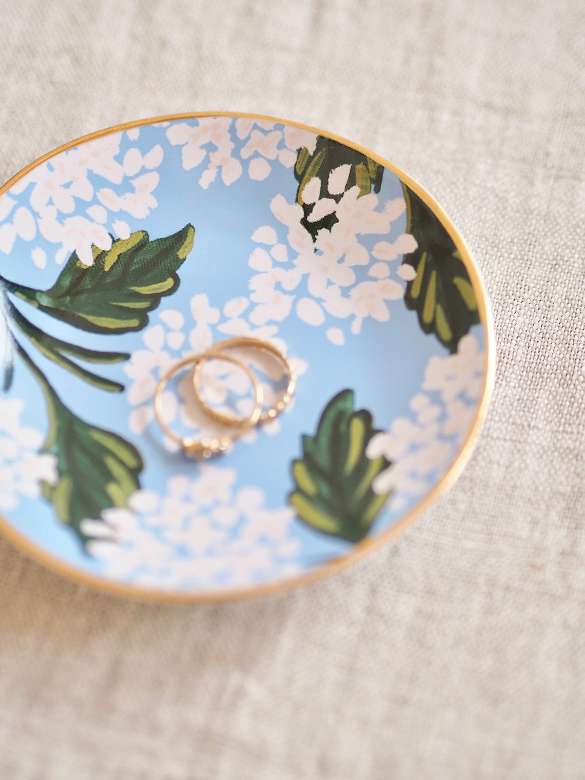 Hydrangea Ring Dish - The Cross Decor & Design