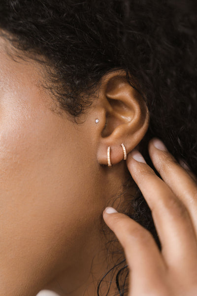 Diamond Mia Earrings | 14K Gold - The Cross Decor & Design