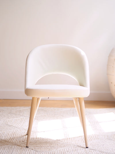 Giselle Ivory Dining Chair - The Cross Decor & Design