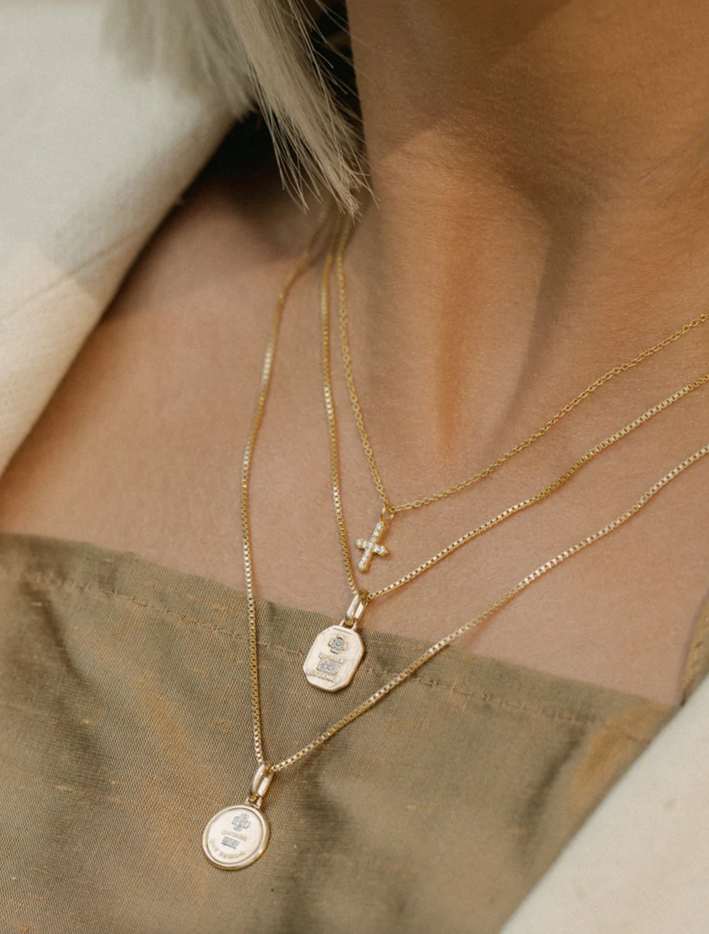 Love Token Necklace | Square - The Cross Decor & Design