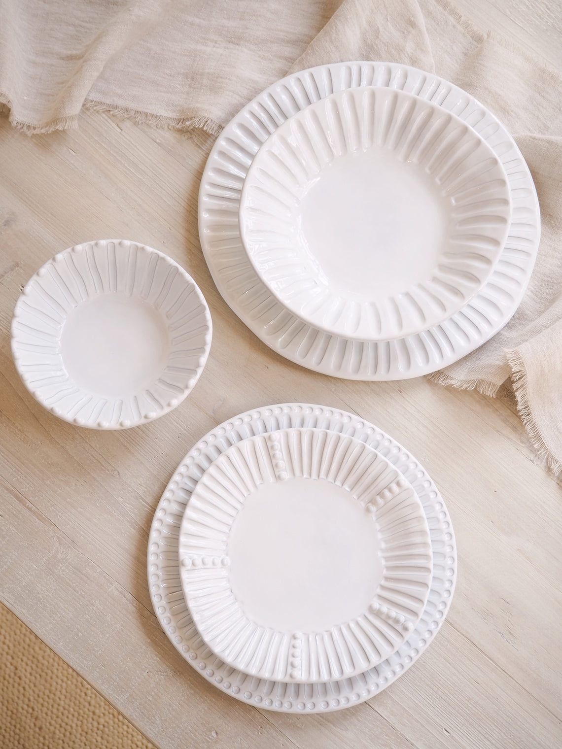 Incanto Stripe Dishware Collection - The Cross Decor & Design