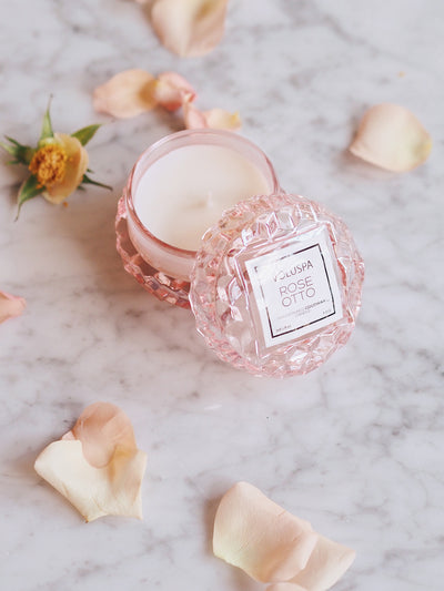 Rose Otto Macaron Candle - The Cross Decor & Design