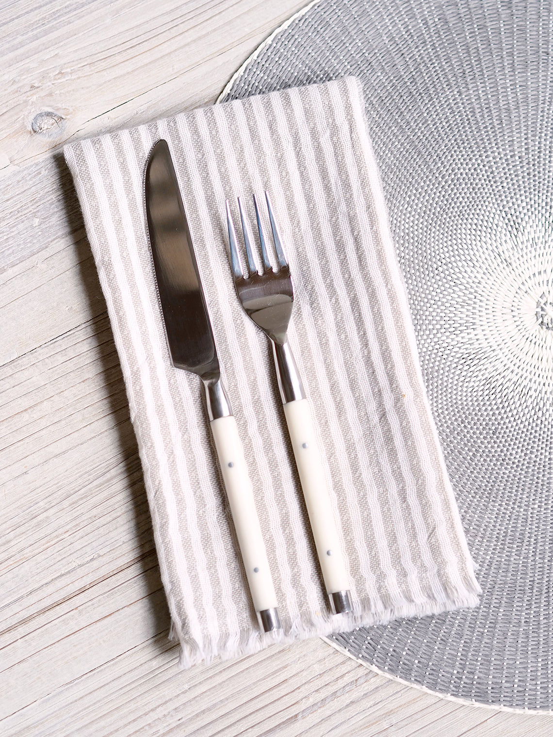 Healdsburg Grey Napkin - The Cross Decor & Design