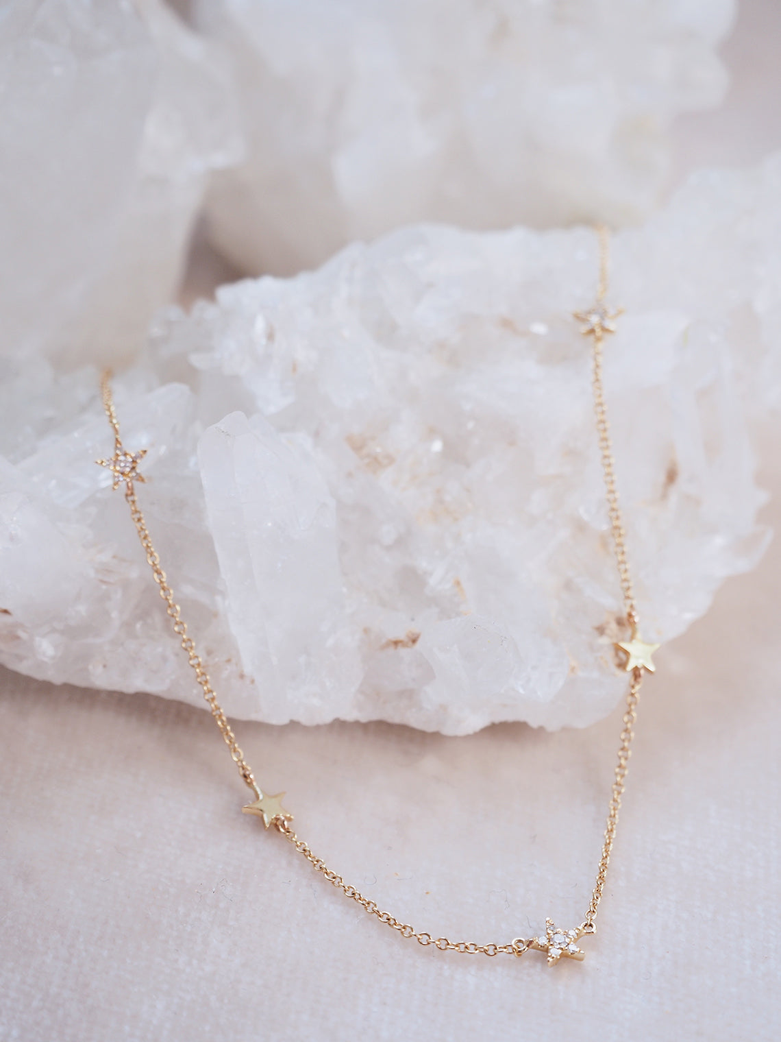 Shooting Star Necklace | 14K Gold - The Cross Decor & Design